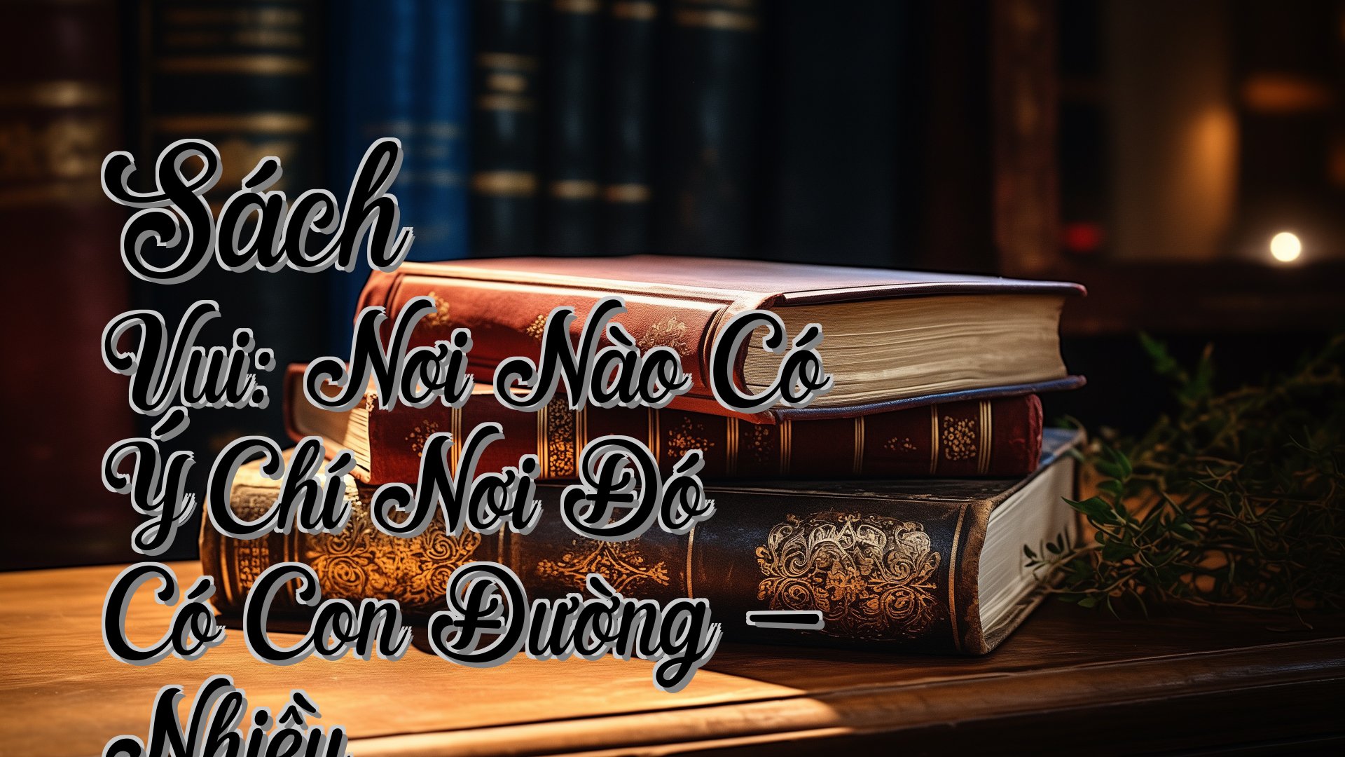 cover-Sách Vui: Nơi Nào Có Ý Chí Nơi Đó Có Con Đường - Nhiều