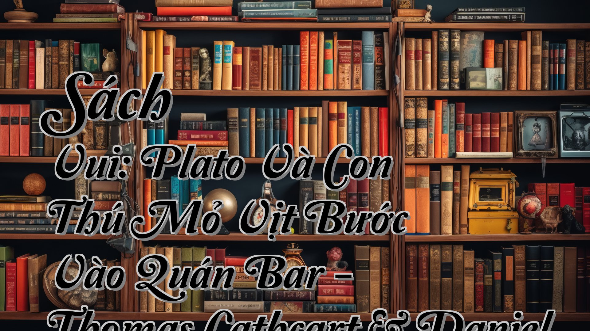 cover-Sách Vui: Plato Và Con Thú Mỏ Vịt Bước Vào Quán Bar - Thomas Cathcart & Daniel Klein