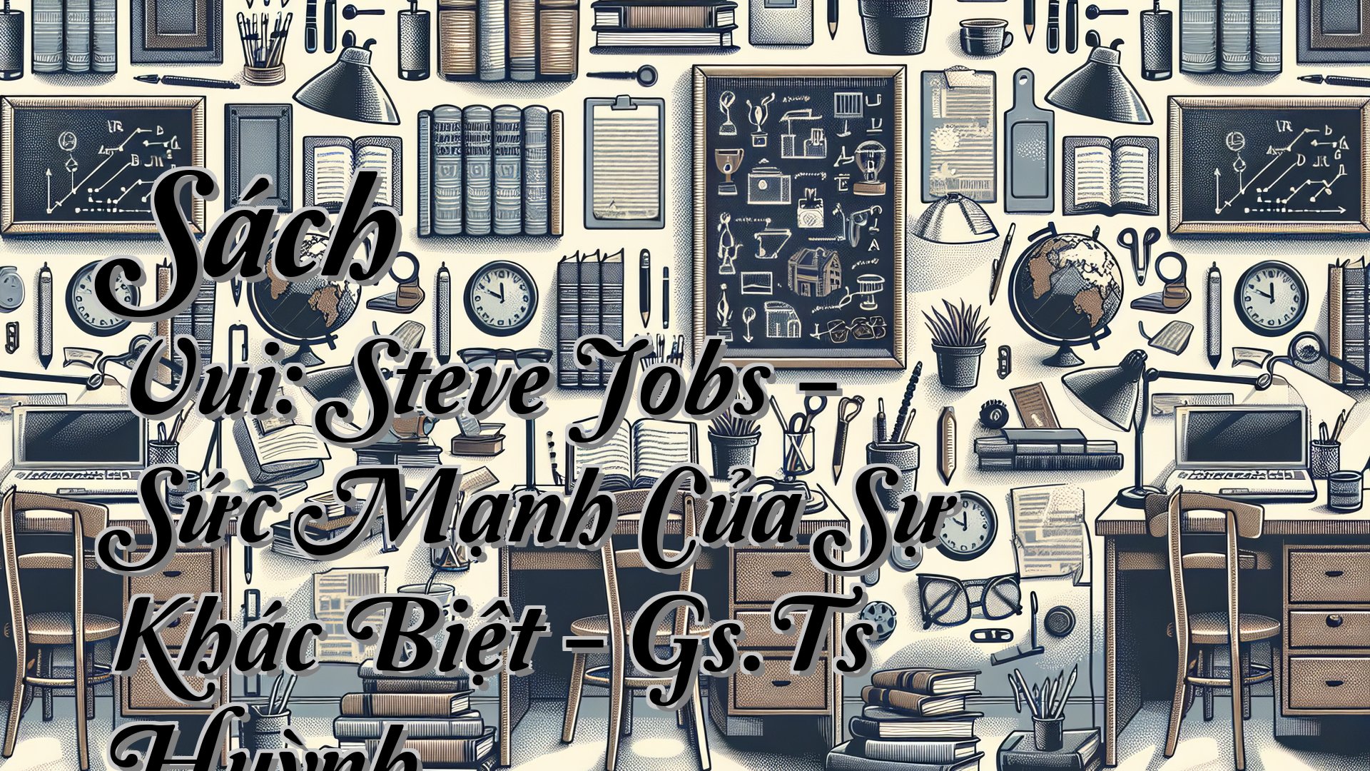 cover-Sách Vui: Steve Jobs - Sức Mạnh Của Sự Khác Biệt - Gs.Ts Huỳnh