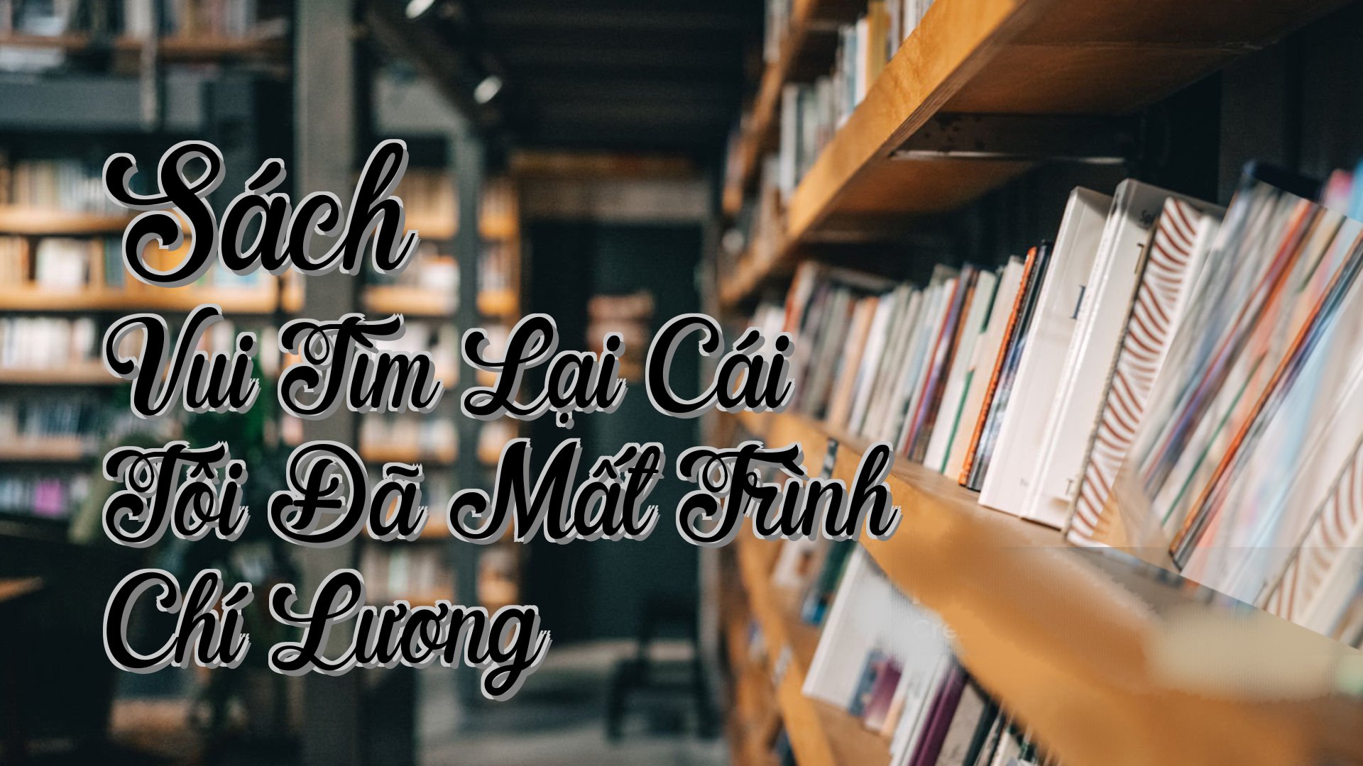 cover-Sách Vui Tìm Lại Cái Tôi Đã Mất Trình Chí Lương