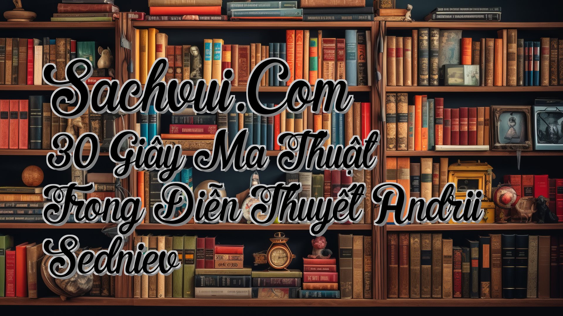 cover-Sachvui.Com 30 Giây Ma Thuật Trong Diễn Thuyết Andrii Sedniev
