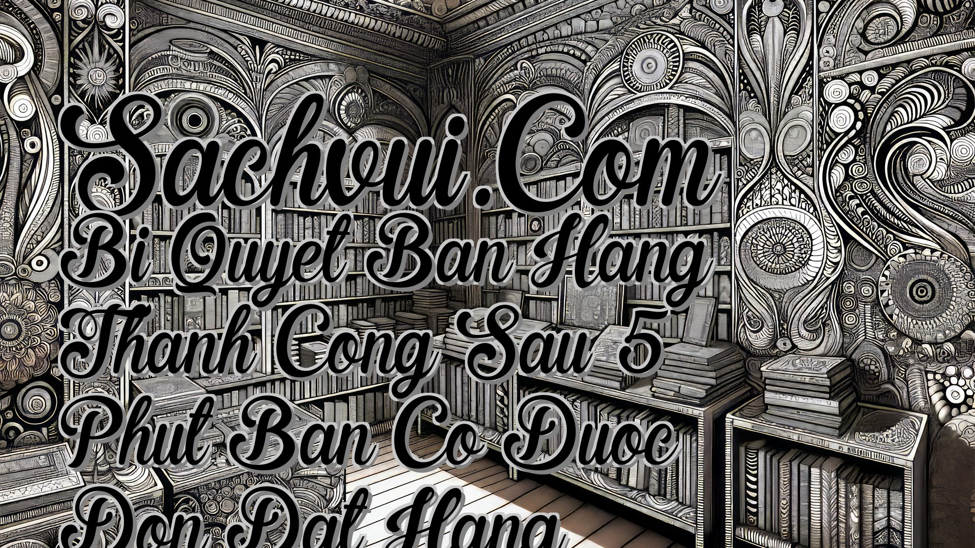 cover-Sachvui.Com Bi Quyet Ban Hang Thanh Cong Sau 5 Phut Ban Co Duoc Don Dat Hang