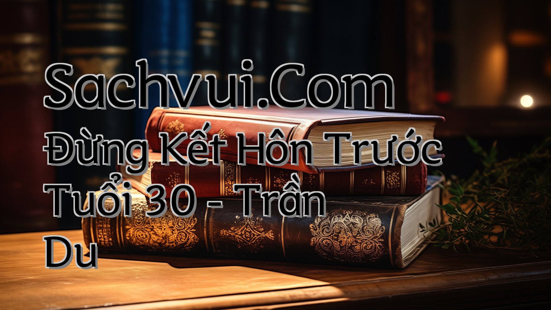 cover-Sachvui.Com Đừng Kết Hôn Trước Tuổi 30 - Trần Du