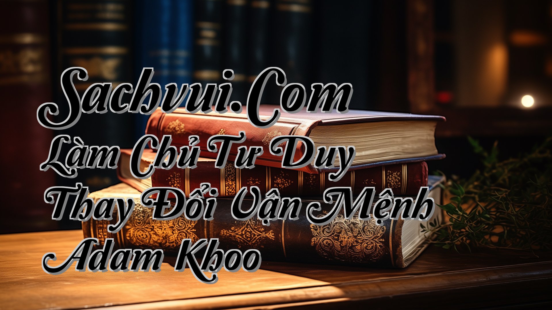 cover-Sachvui.Com Làm Chủ Tư Duy Thay Đổi Vận Mệnh Adam Khoo