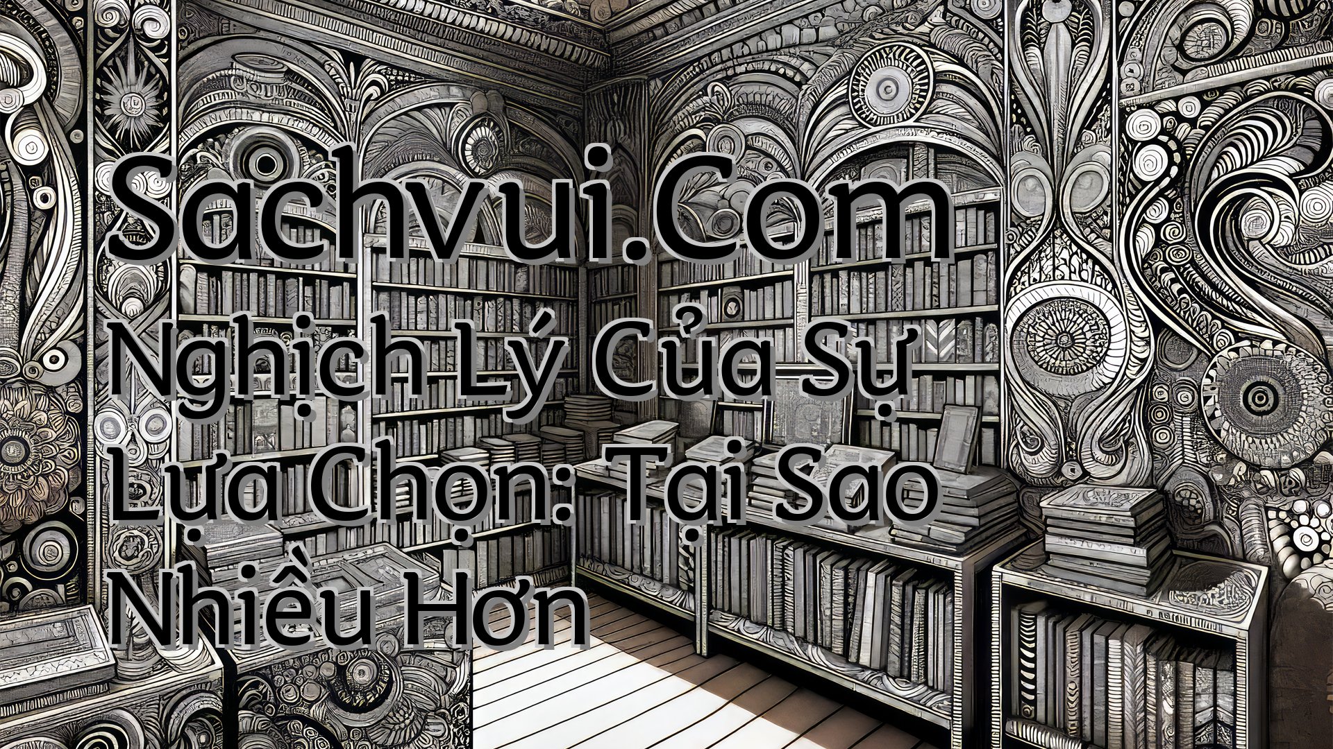 cover-Sachvui.Com Nghịch Lý Của Sự Lựa Chọn: Tại Sao Nhiều Hơn