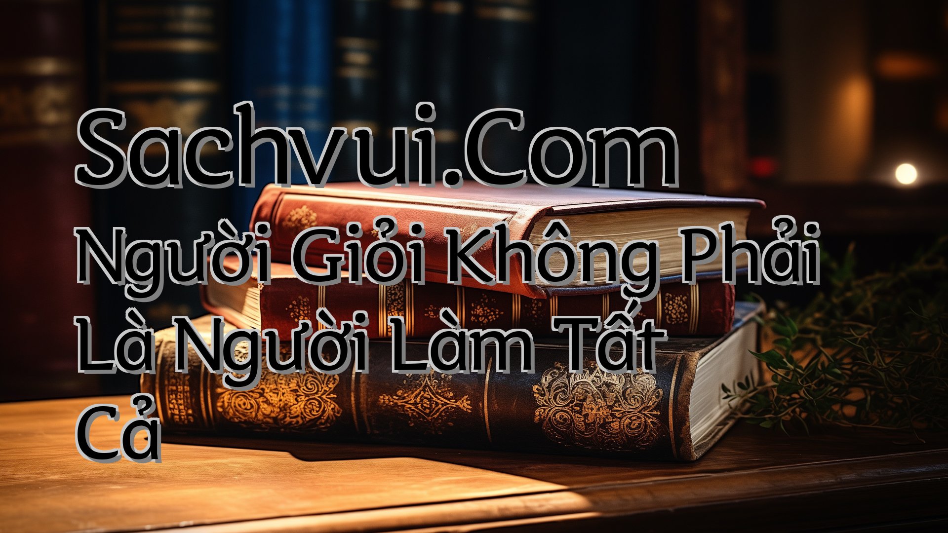 cover-Sachvui.Com Người Giỏi Không Phải Là Người Làm Tất Cả