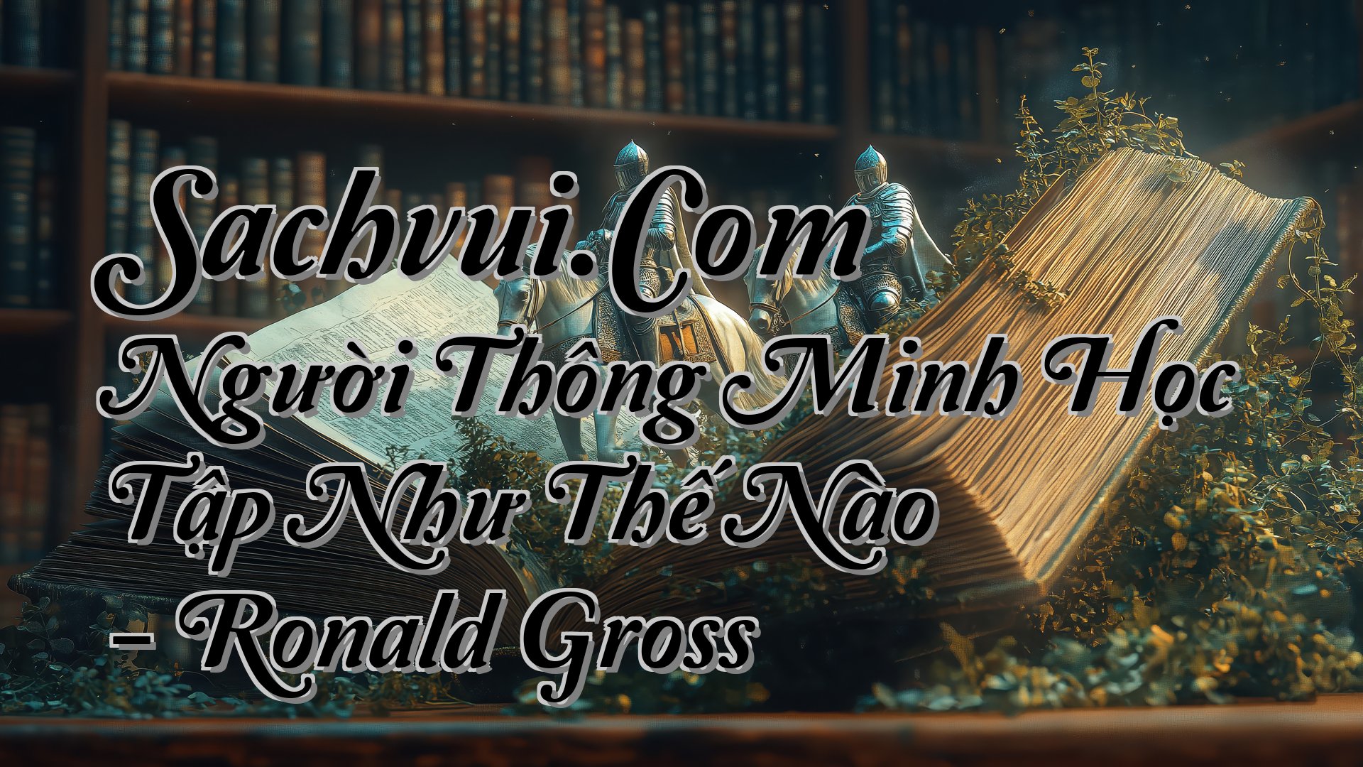 cover-Sachvui.Com Người Thông Minh Học Tập Như Thế Nào - Ronald Gross