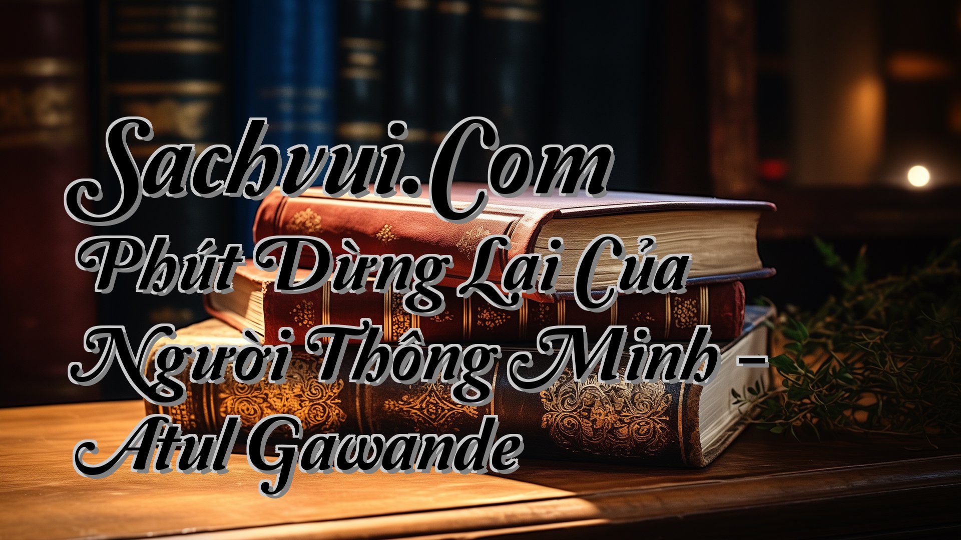 cover-Sachvui.Com Phút Dừng Lại Của Người Thông Minh - Atul Gawande