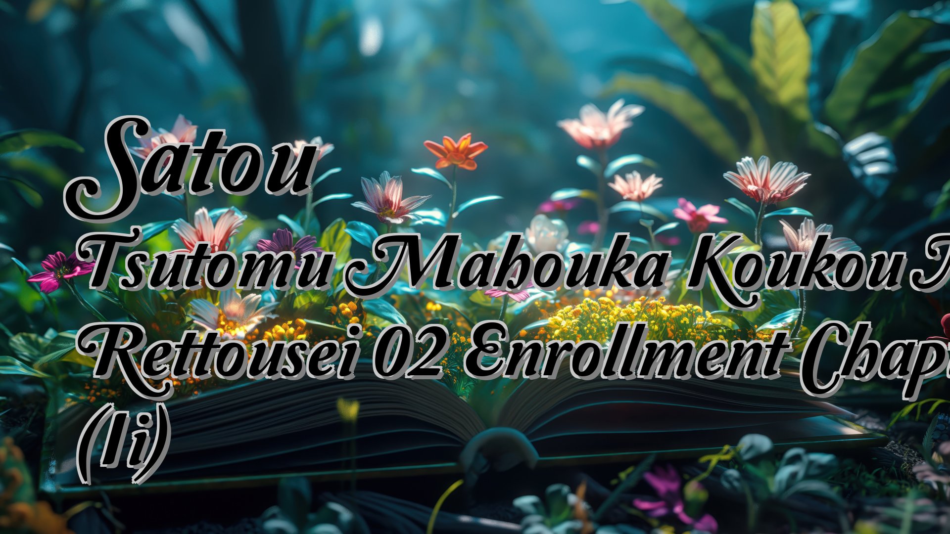 cover-Satou Tsutomu Mahouka Koukou No Rettousei 02 Enrollment Chapter (Ii)
