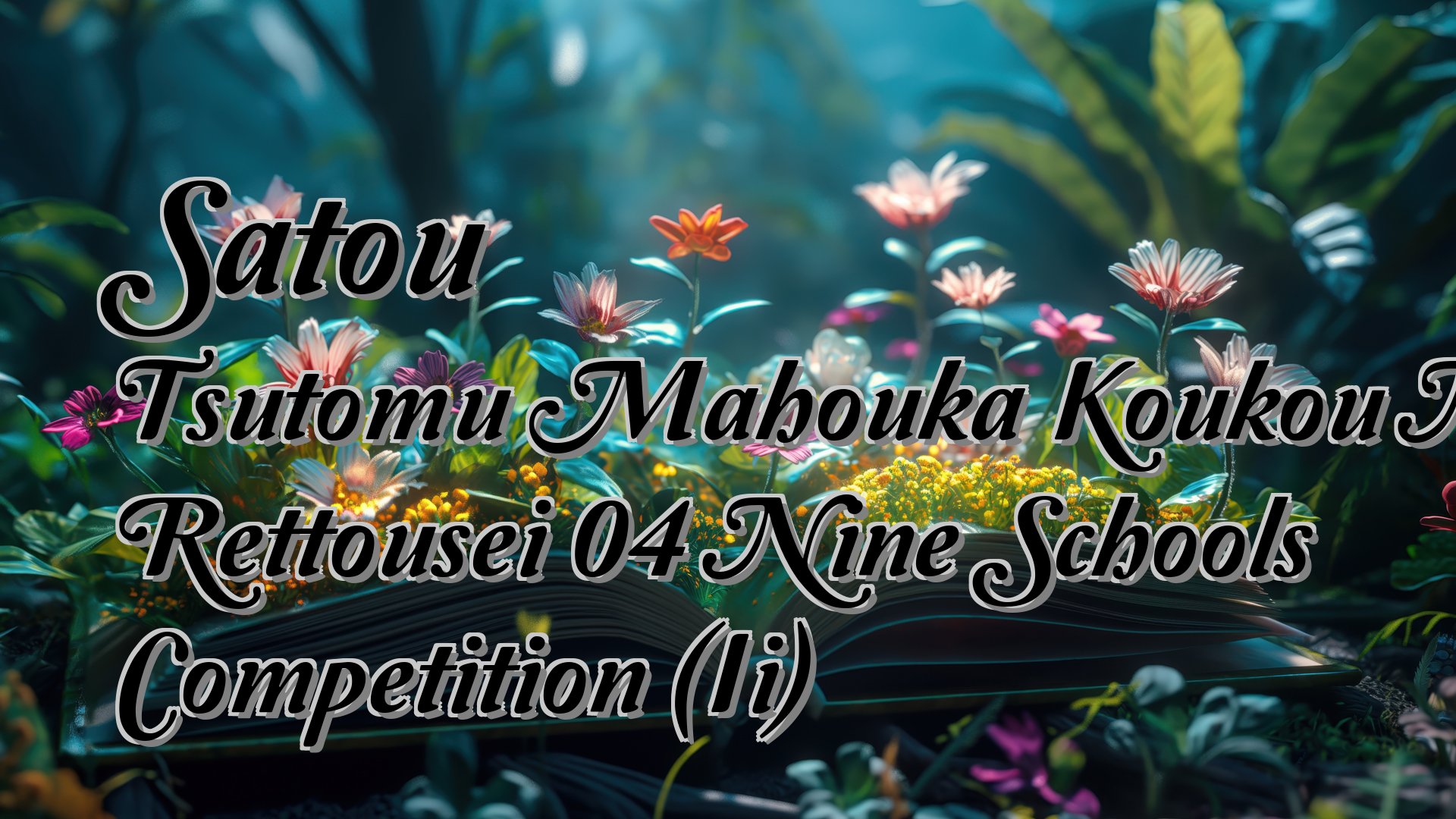 cover-Satou Tsutomu Mahouka Koukou No Rettousei 04 Nine Schools Competition (Ii)