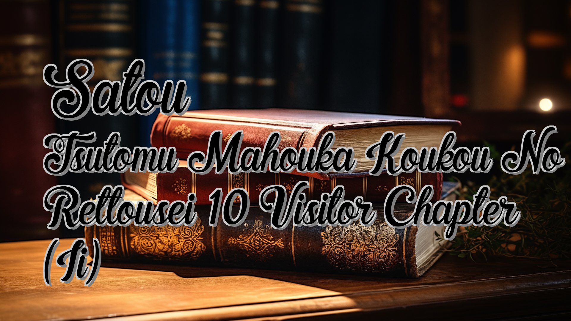 cover-Satou Tsutomu Mahouka Koukou No Rettousei 10 Visitor Chapter (Ii)