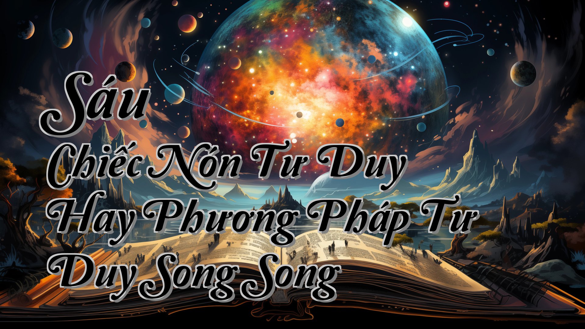 cover-Sáu Chiếc Nón Tư Duy Hay Phương Pháp Tư Duy Song Song