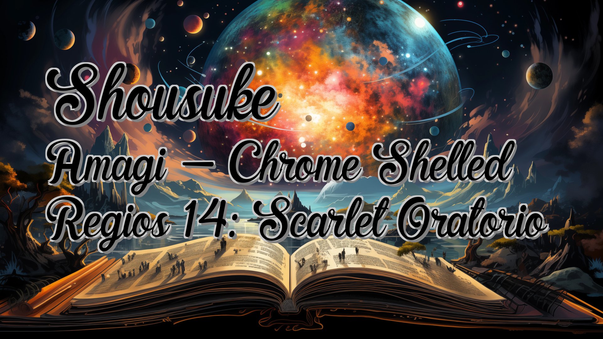 cover-Shousuke Amagi - Chrome Shelled Regios 14: Scarlet Oratorio