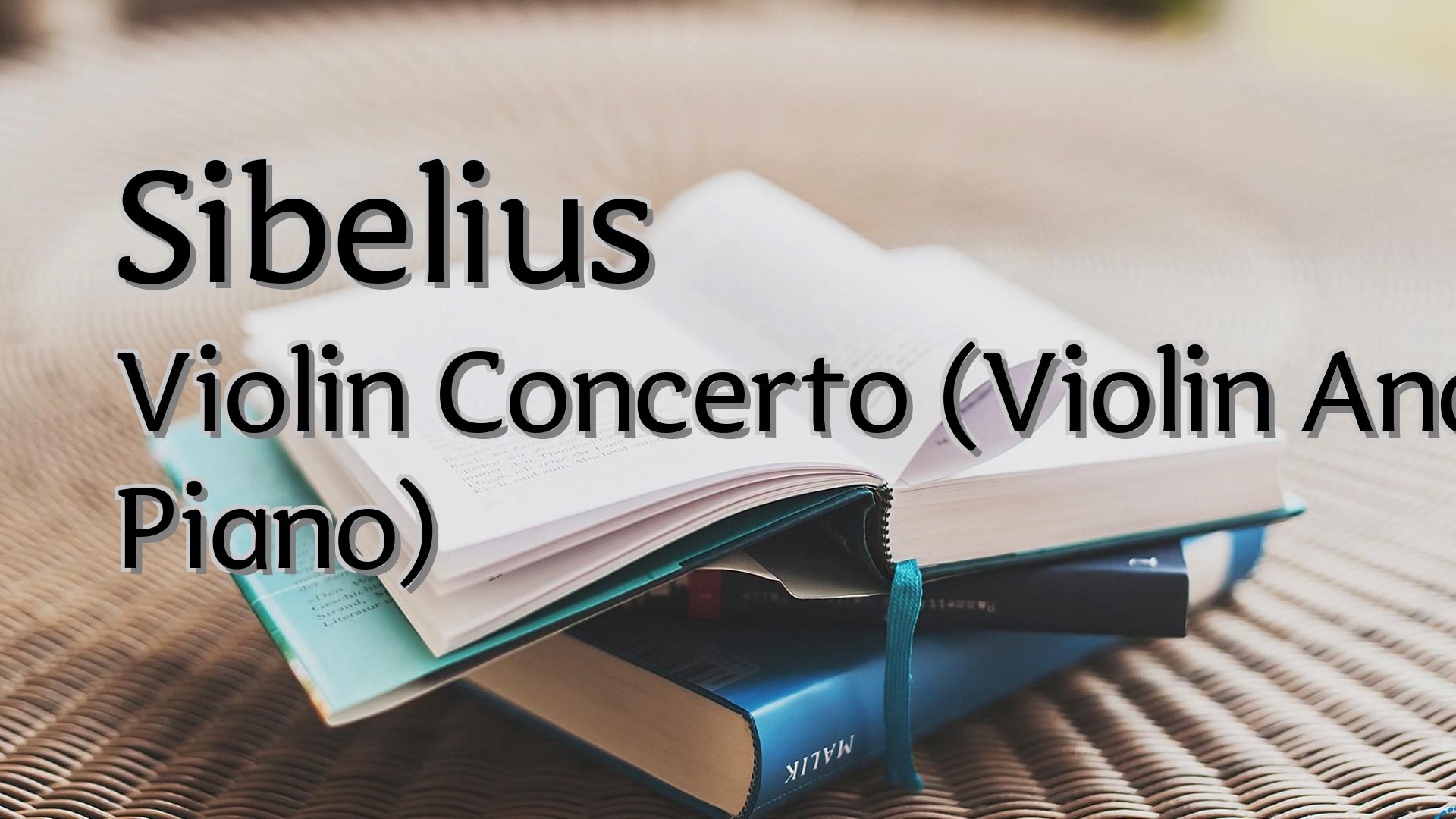 cover-Sibelius Violin Concerto (Violin And Piano)