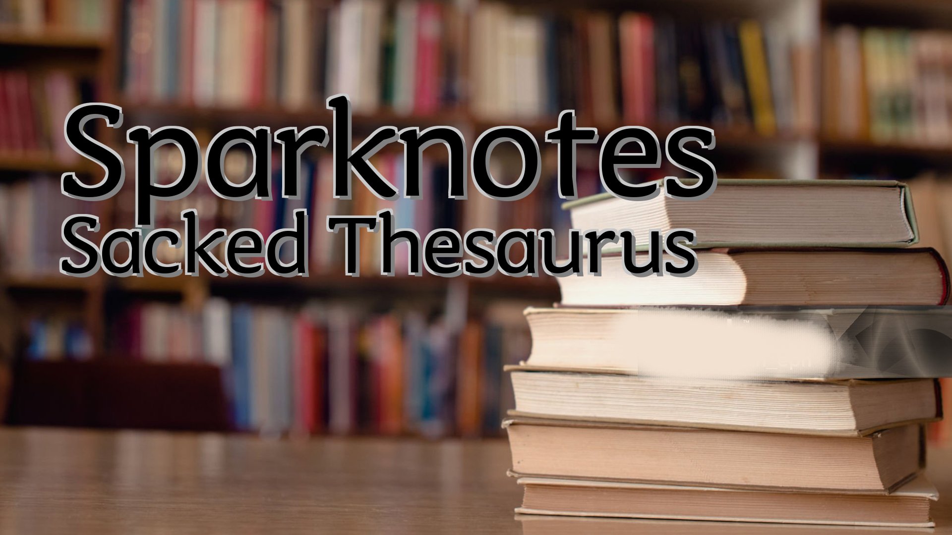 cover-Sparknotes Sacked Thesaurus