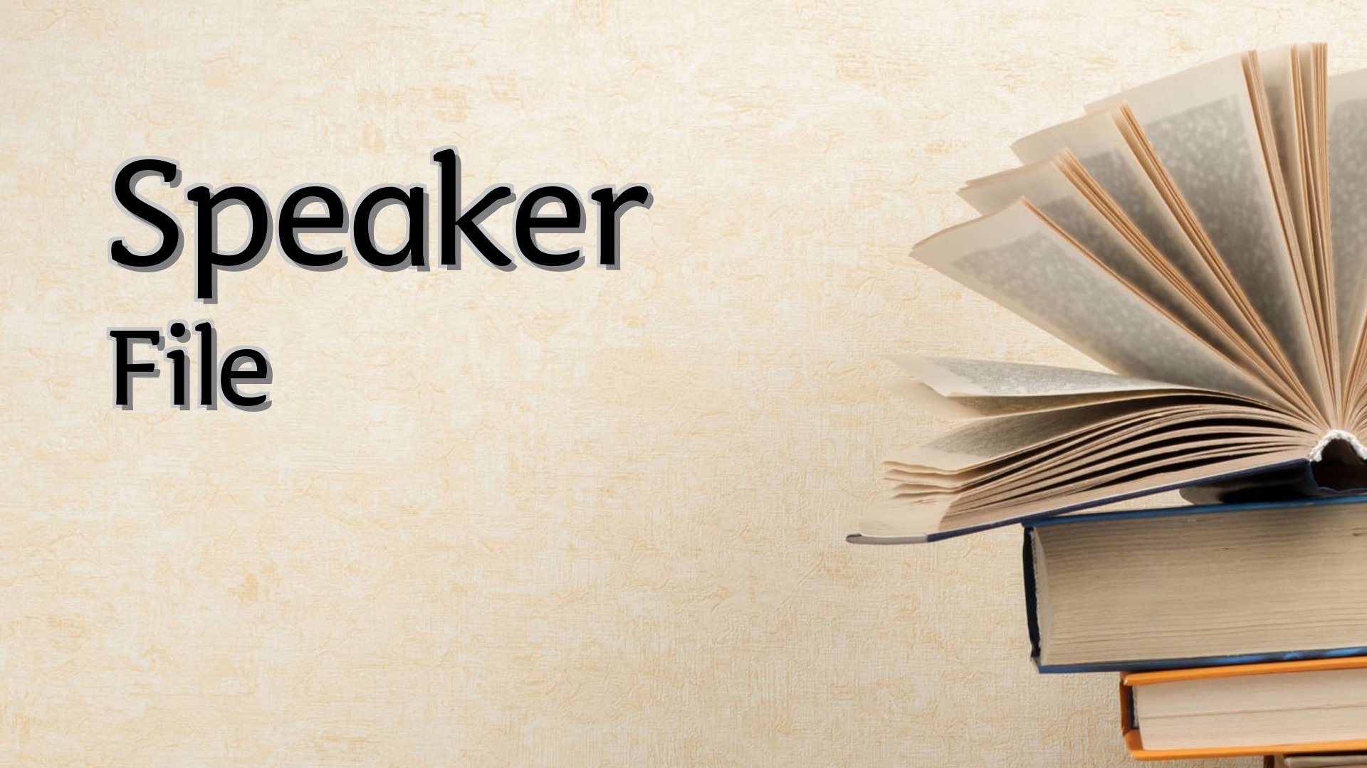 cover-Speaker File