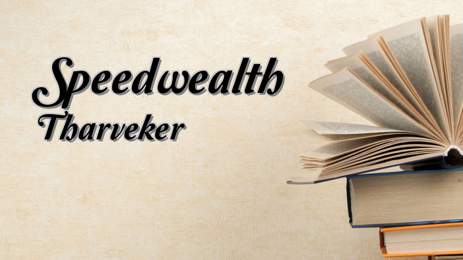 cover-Speedwealth Tharveker