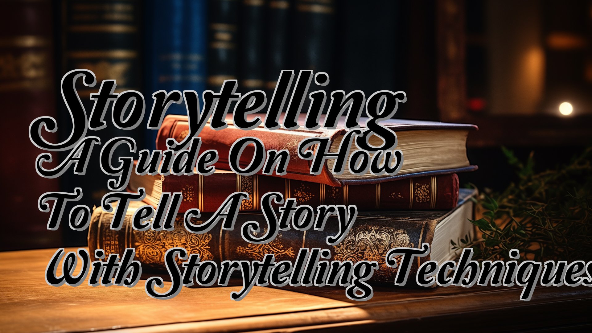 cover-Storytelling A Guide On How To Tell A Story With Storytelling Techniques