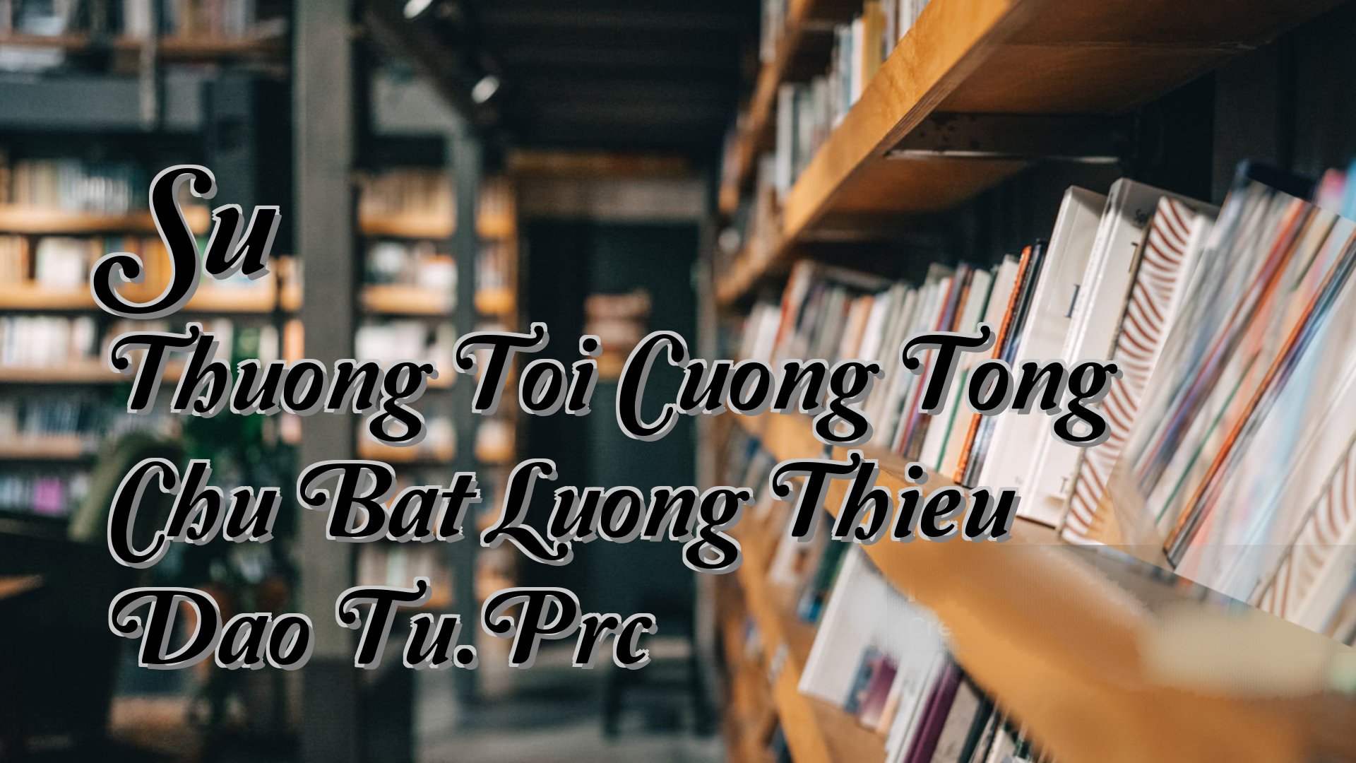 Cover image for Su Thuong Toi Cuong Tong Chu Bat Luong Thieu Dao Tu.Prc