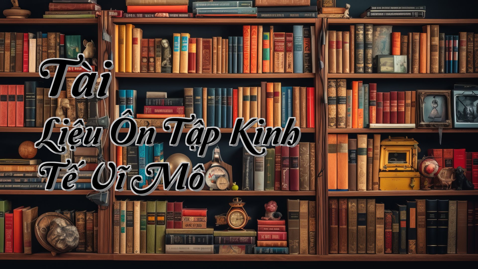 cover-Tài Liệu Ôn Tập Kinh Tế Vĩ Mô