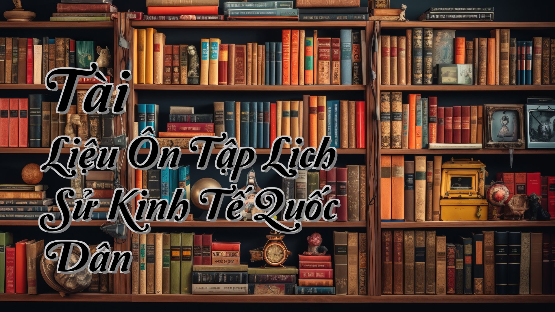 cover-Tài Liệu Ôn Tập Lịch Sử Kinh Tế Quốc Dân