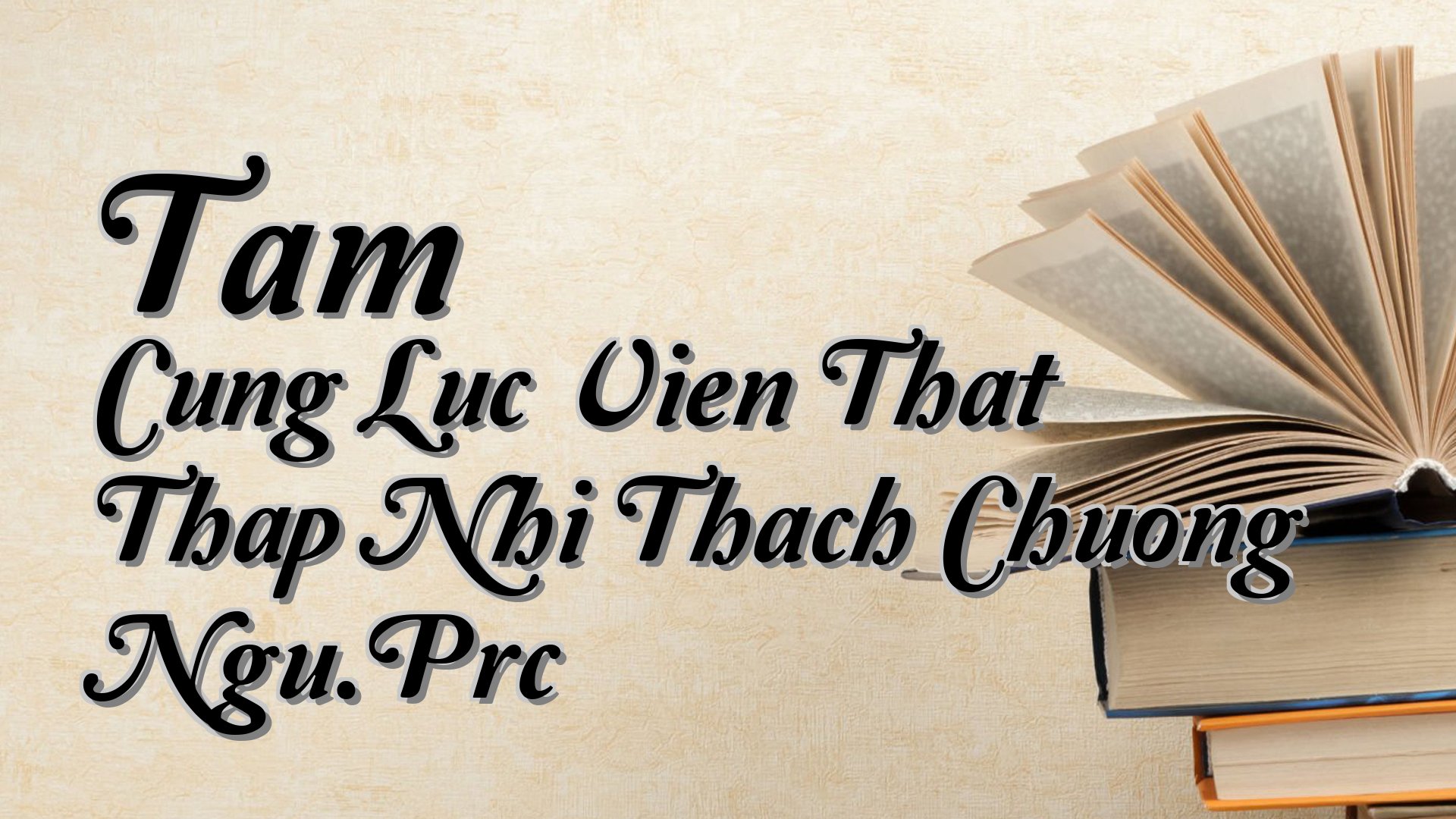 cover-Tam Cung Luc Vien That Thap Nhi Thach Chuong Ngu.Prc