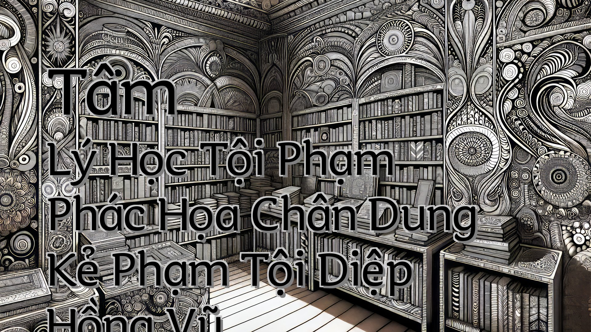 cover-Tâm Lý Học Tội Phạm Phác Họa Chân Dung Kẻ Phạm Tội Diệp Hồng Vũ