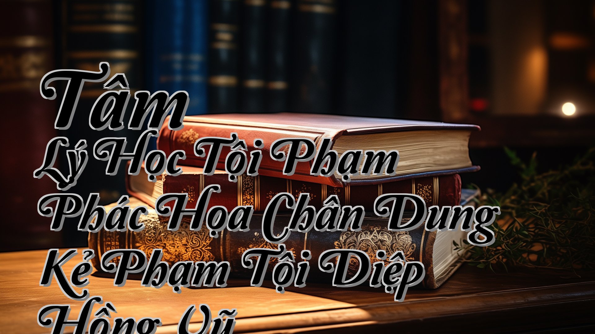 cover-Tâm Lý Học Tội Phạm Phác Họa Chân Dung Kẻ Phạm Tội Diệp Hồng Vũ