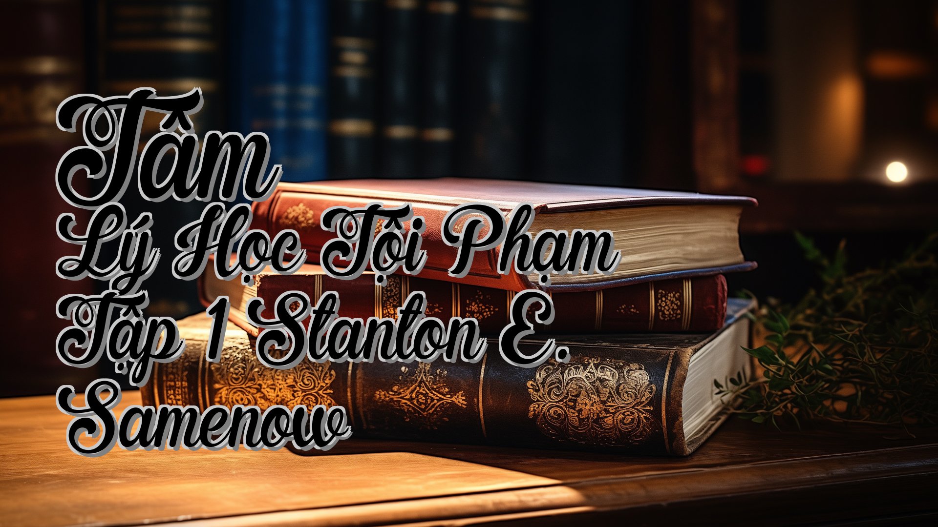 cover-Tâm Lý Học Tội Phạm Tập 1 Stanton E. Samenow