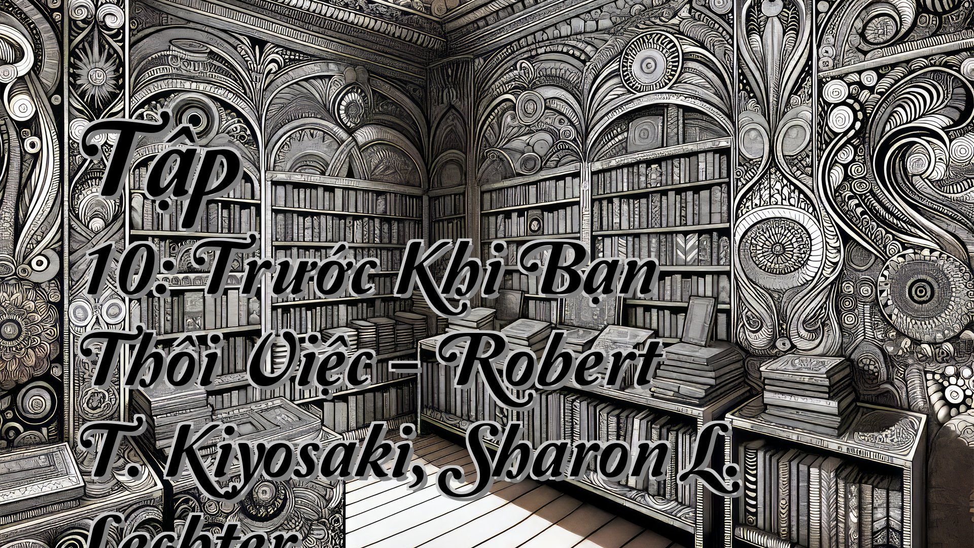 cover-Tập 10: Trước Khi Bạn Thôi Việc - Robert T. Kiyosaki, Sharon L. Lechter