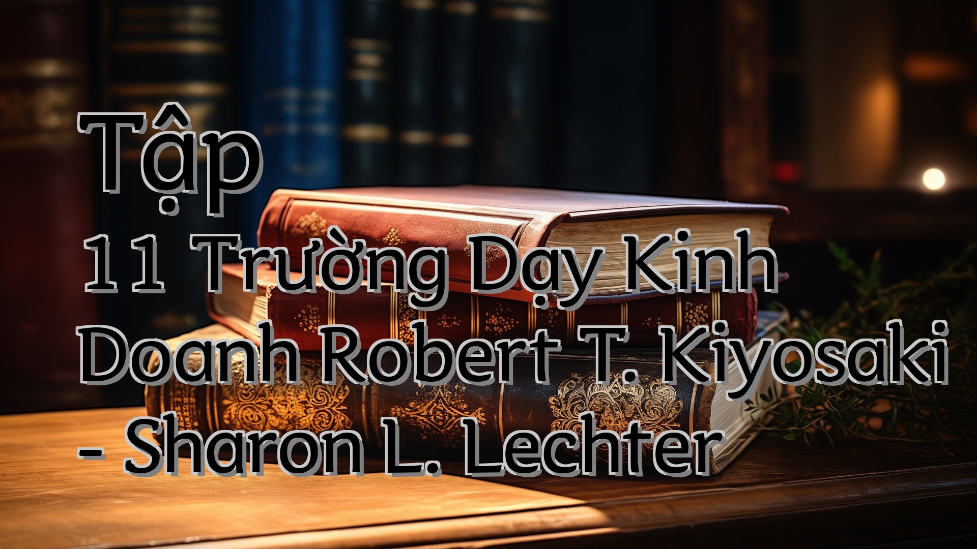 cover-Tập 11 Trường Dạy Kinh Doanh Robert T. Kiyosaki - Sharon L. Lechter