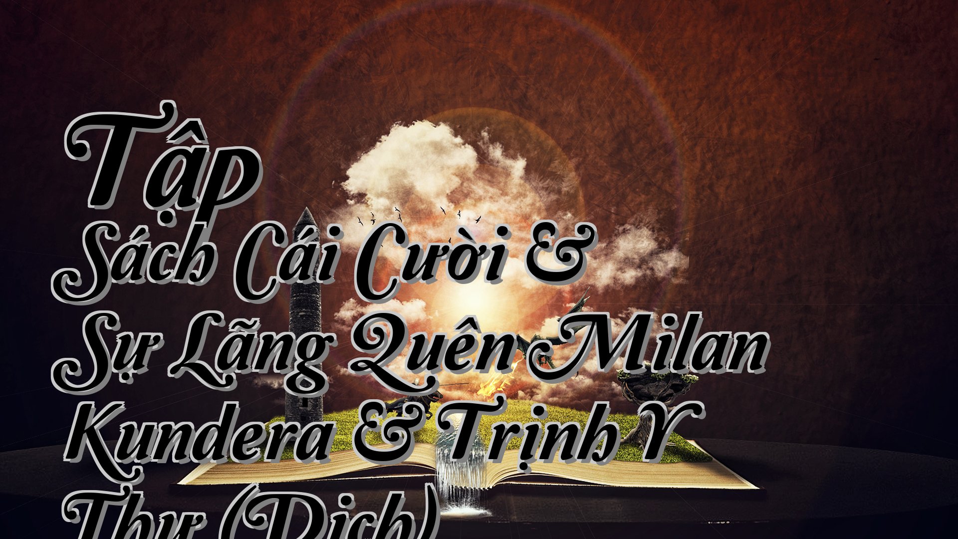 cover-Tập Sách Cái Cười & Sự Lãng Quên Milan Kundera & Trịnh Y Thư (Dịch)