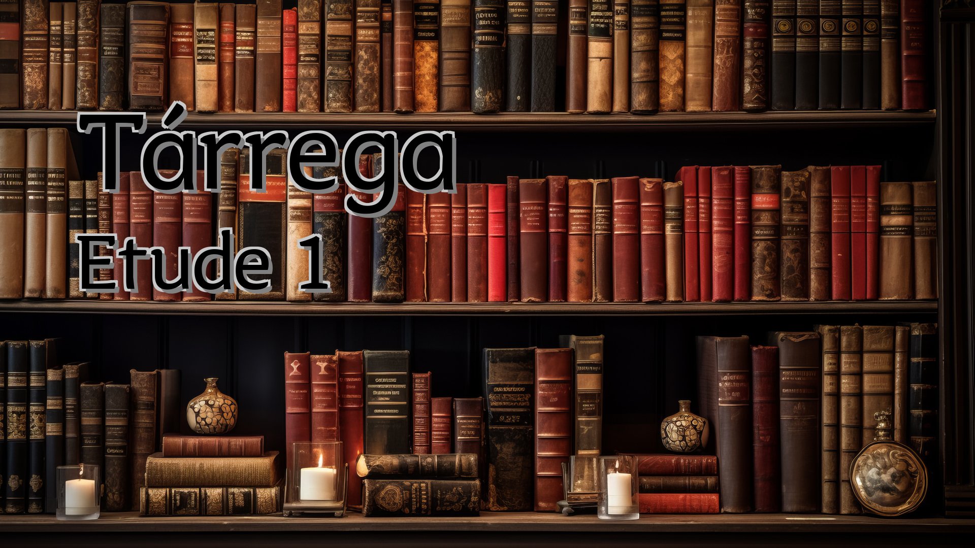 cover-Tárrega Etude 1