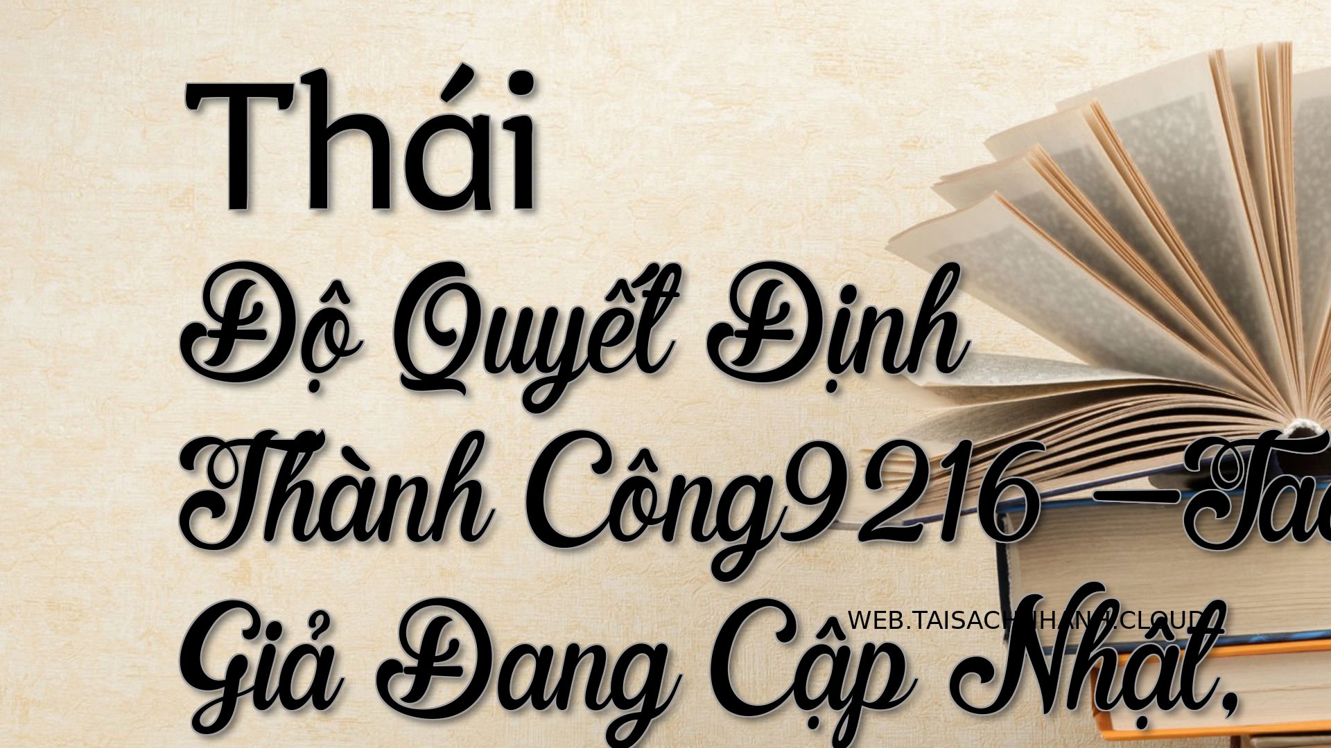 Cover Thai Do Quyet Dinh T.jpg