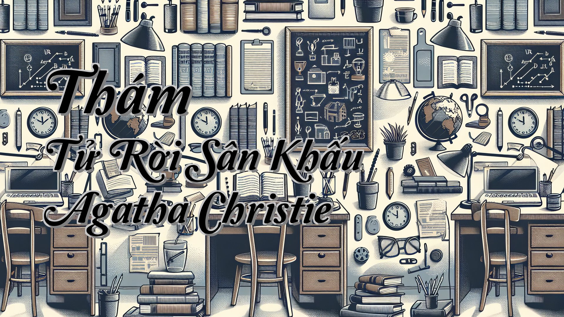cover-Thám Tử Rời Sân Khấu Agatha Christie