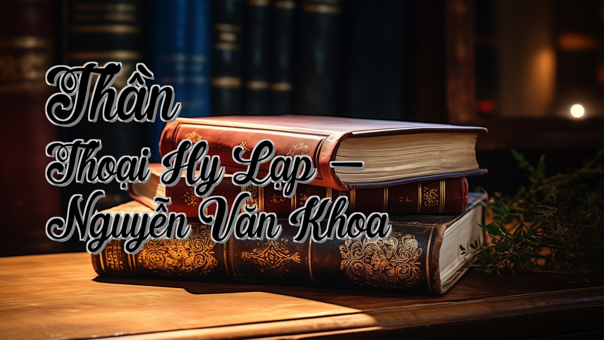 cover-Thần Thoại Hy Lạp - Nguyễn Văn Khoa