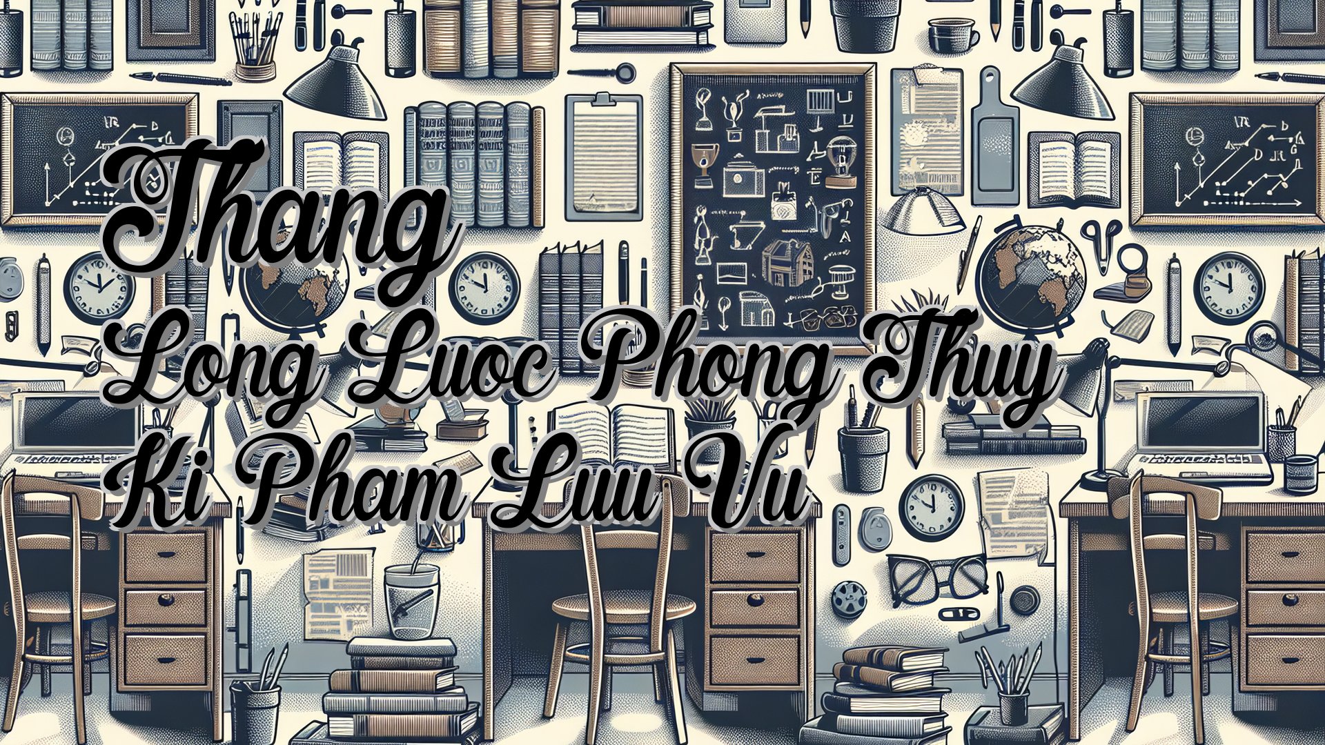 Cover image for Thang Long Luoc Phong Thuy Ki Pham Luu Vu