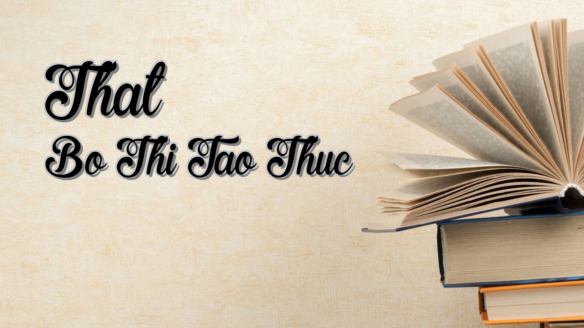 cover-That Bo Thi Tao Thuc