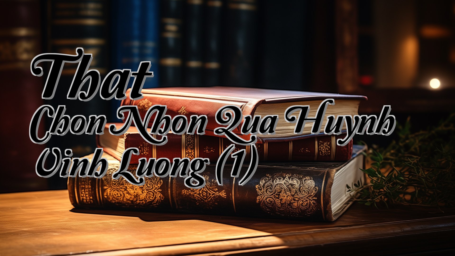 cover-That Chon Nhon Qua Huynh Vinh Luong (1)