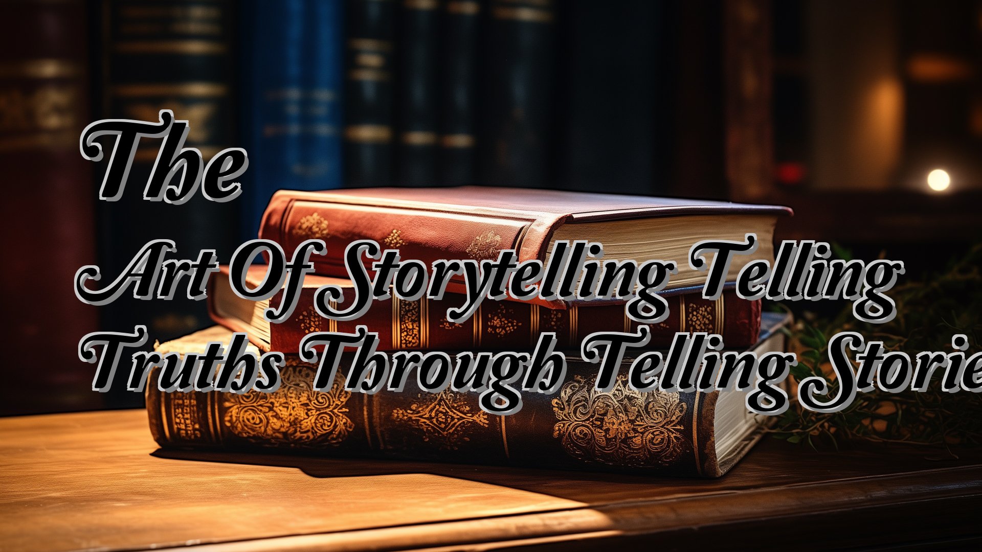 Cover image for The Art Of Storytelling Telling Truths Through Telling Stories