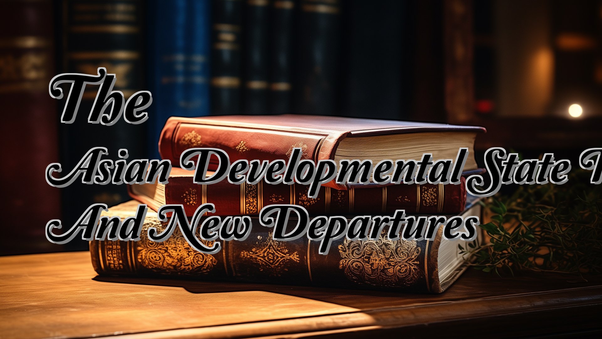 Cover image for The Asian Developmental State Reexaminations And New Departures