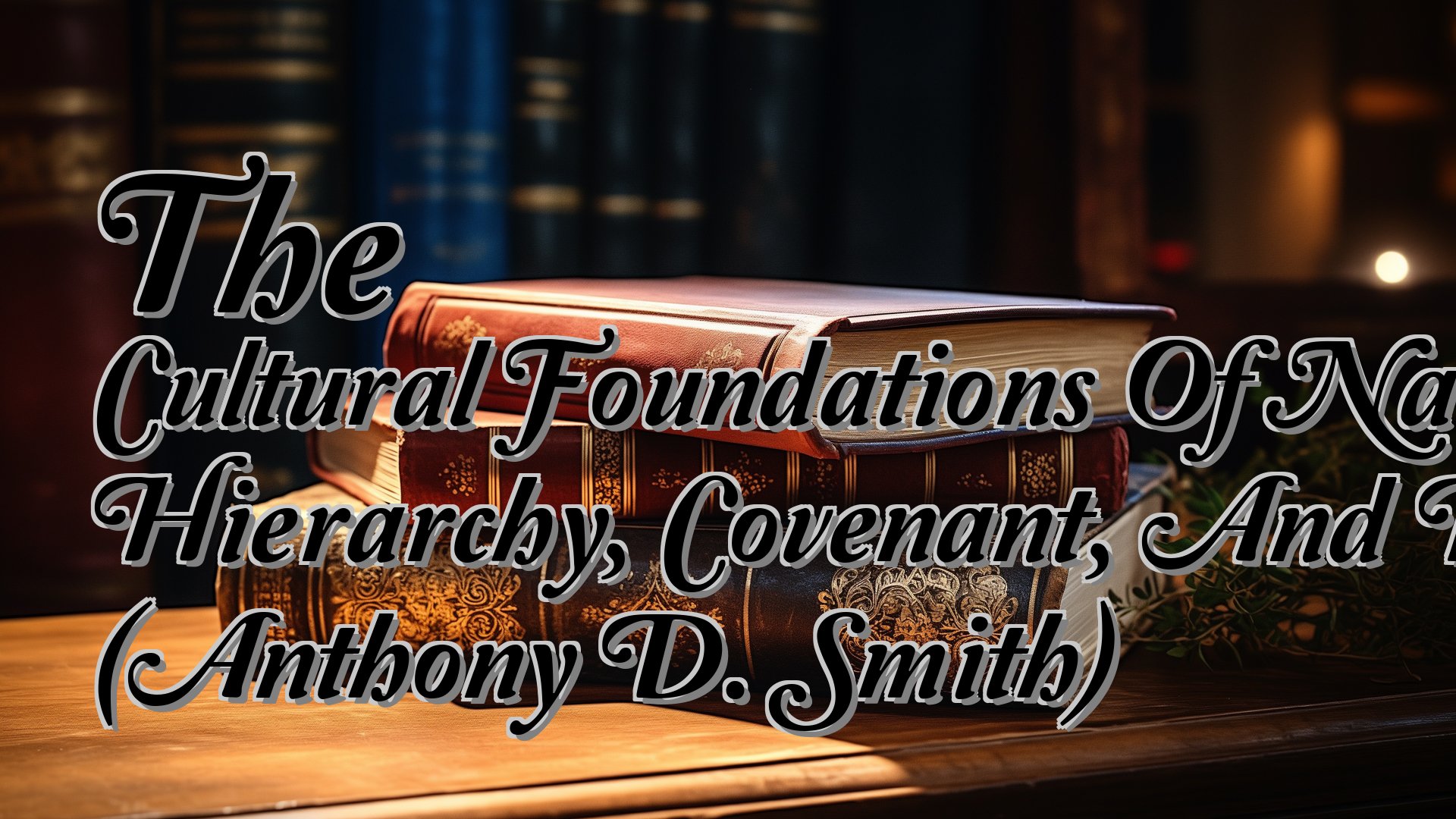 cover-The Cultural Foundations Of Nations Hierarchy, Covenant, And Republic (Anthony D. Smith)