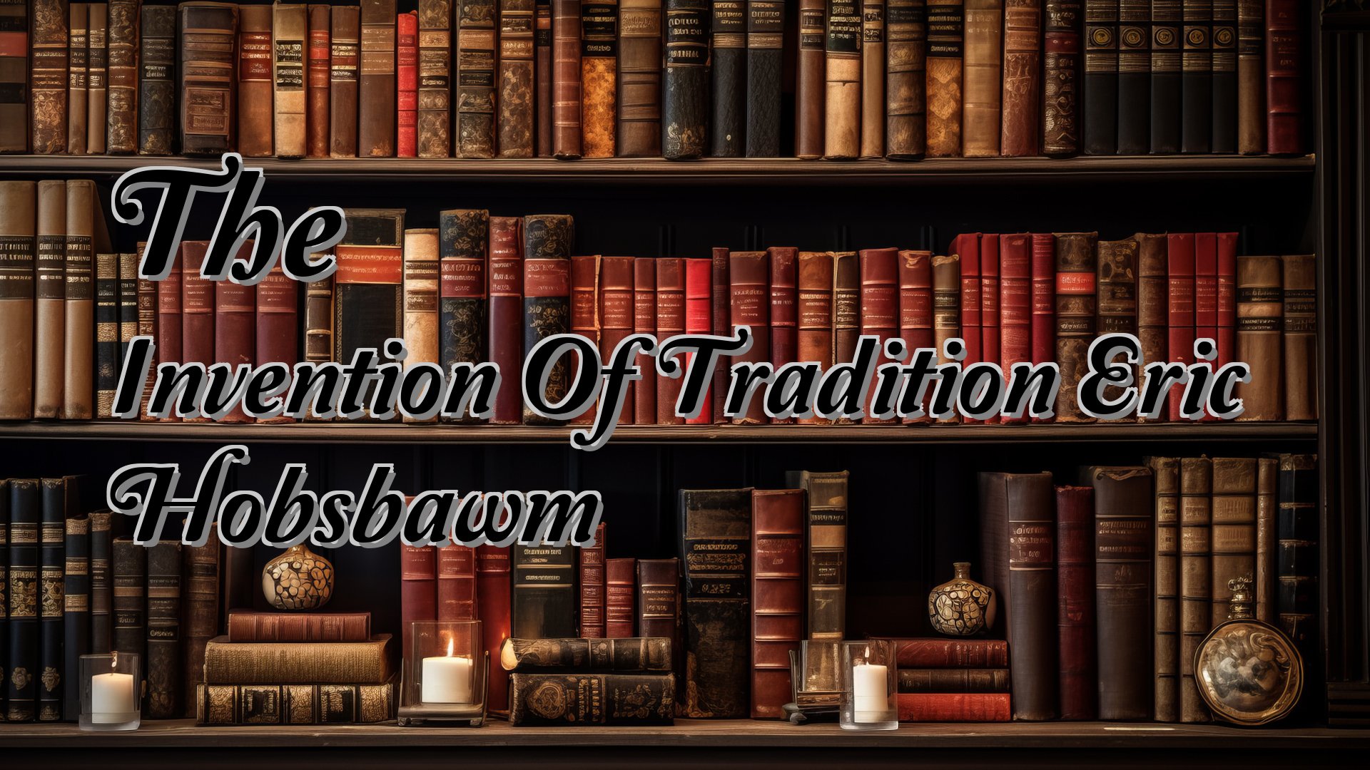 cover-The Invention Of Tradition Eric Hobsbawm