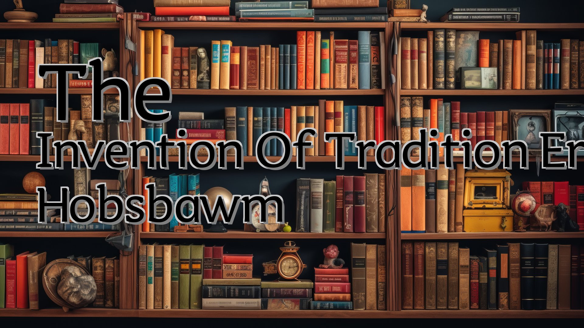 cover-The Invention Of Tradition Eric Hobsbawm
