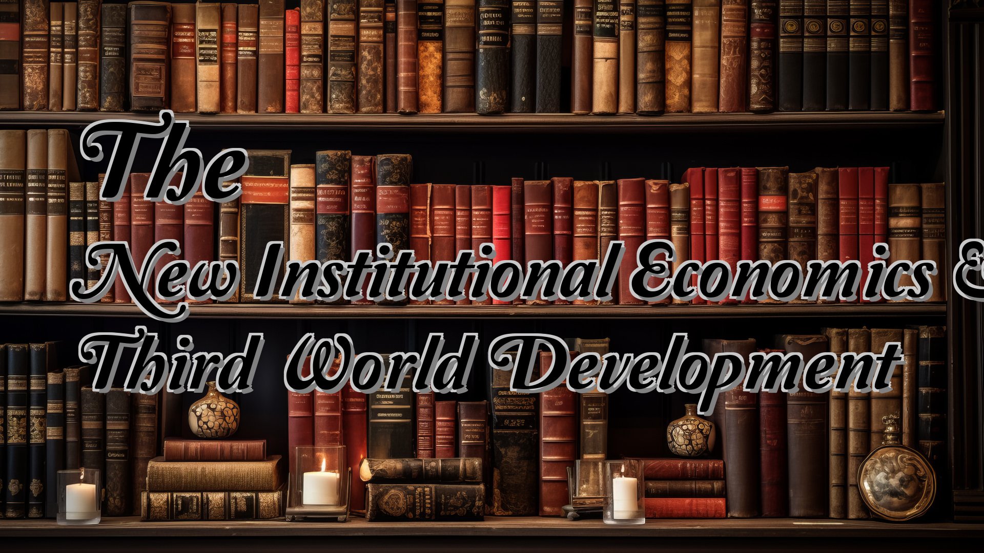 cover-The New Institutional Economics & Third World Development