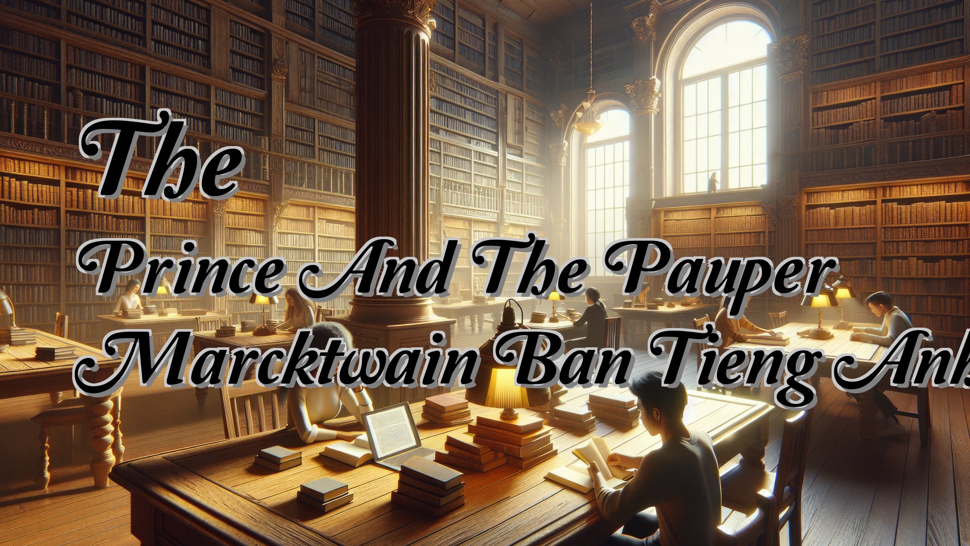 Cover image for The Prince And The Pauper Marcktwain Ban Tieng Anh