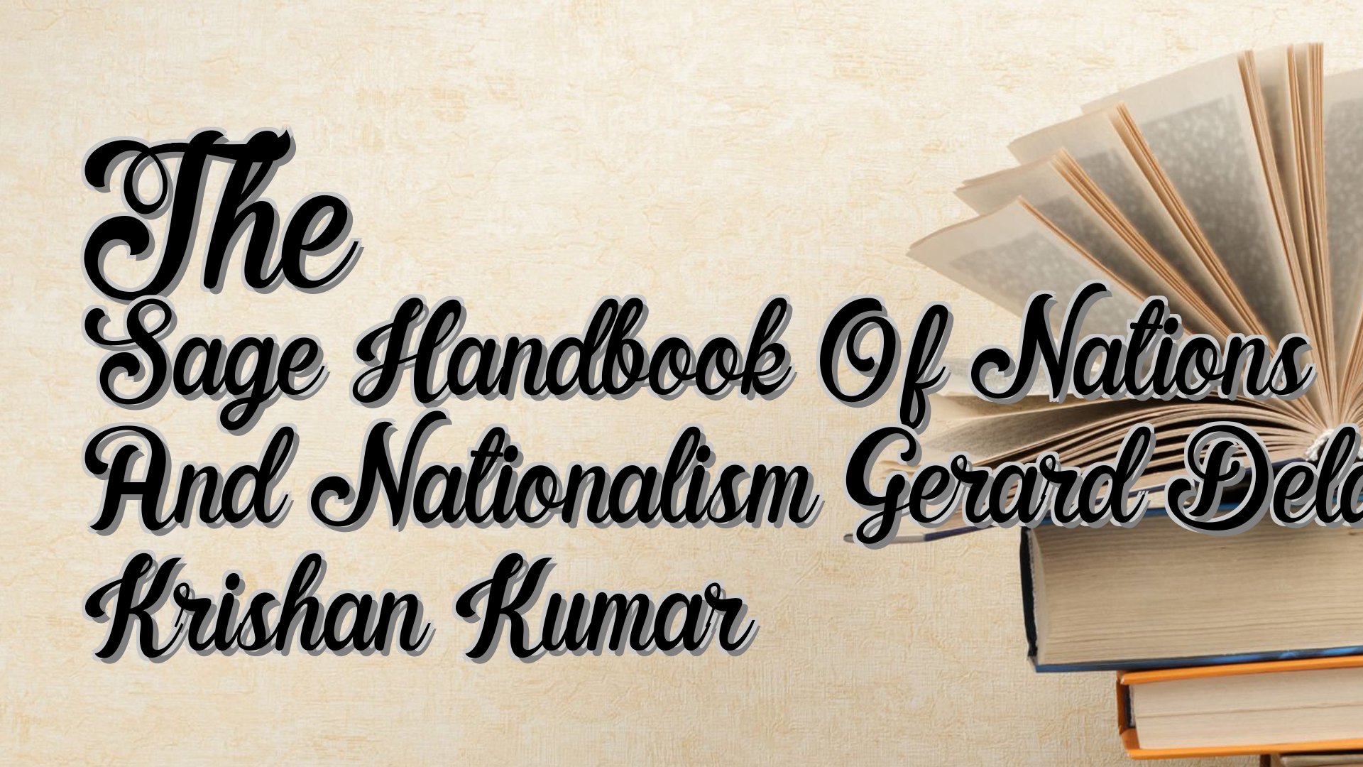 cover-The Sage Handbook Of Nations And Nationalism Gerard Delanty Krishan Kumar