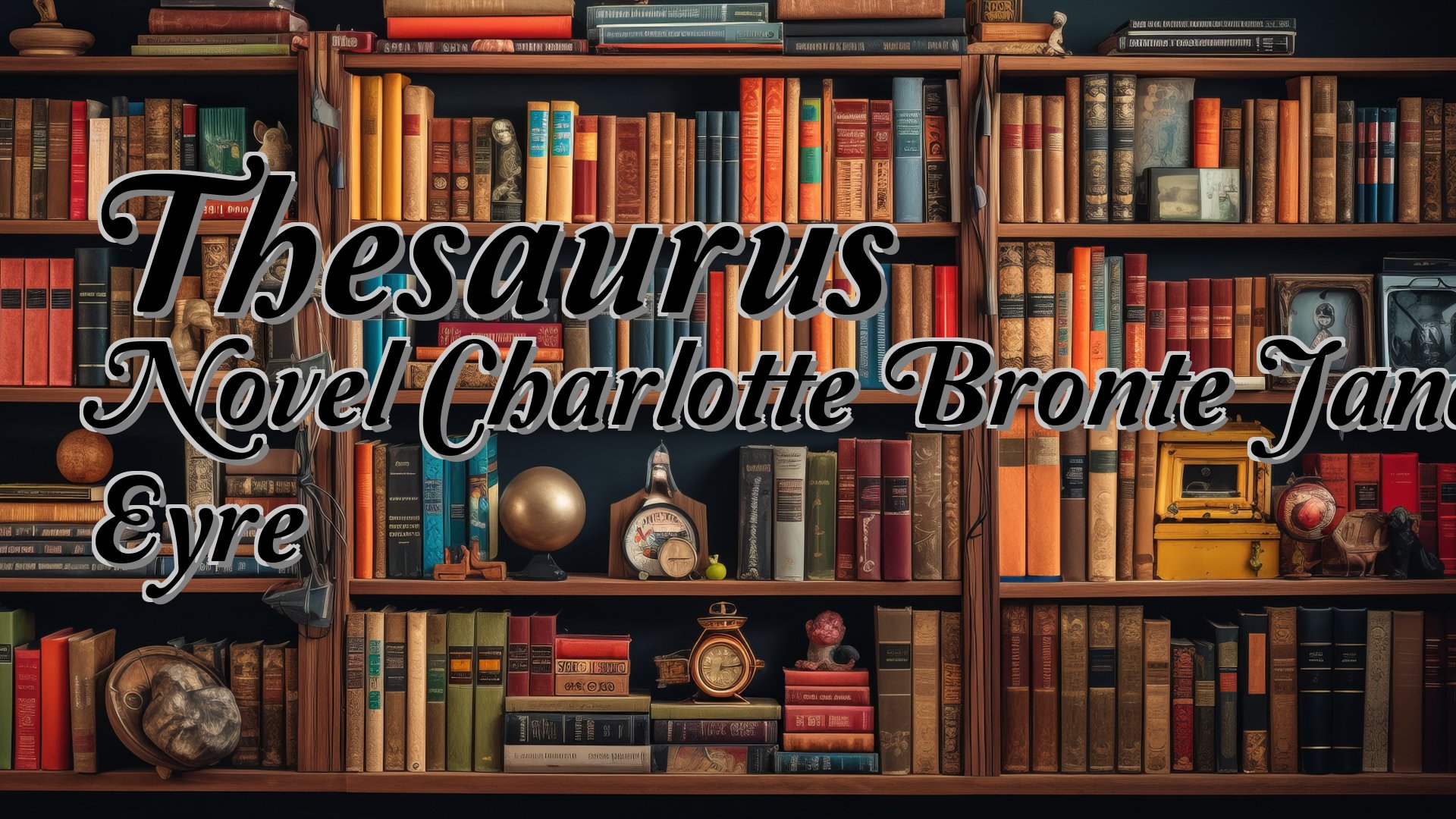 cover-Thesaurus Novel Charlotte Bronte Jane Eyre