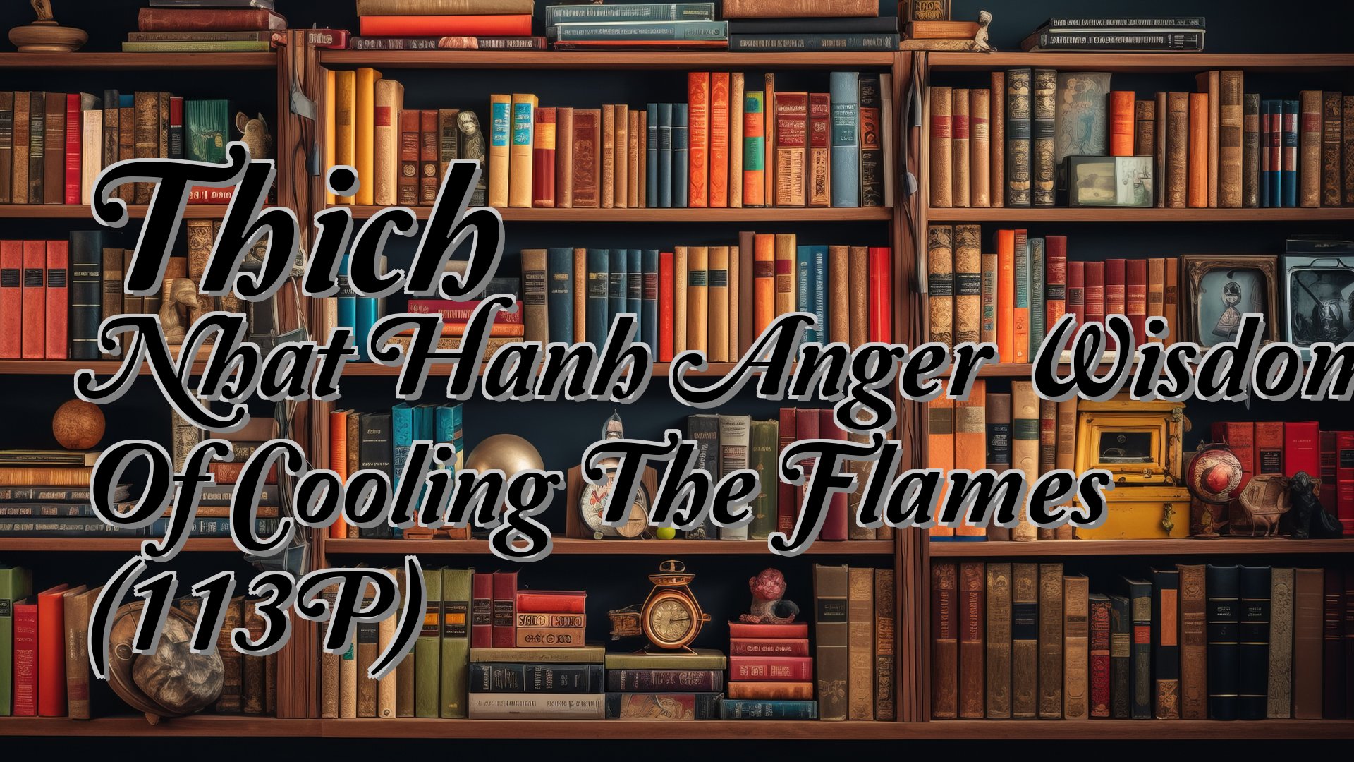 cover-Thich Nhat Hanh Anger Wisdom Of Cooling The Flames (113P)