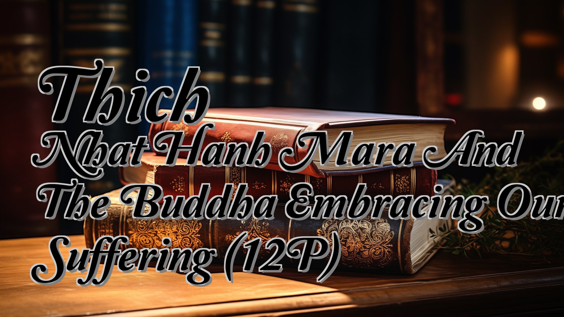 cover-Thich Nhat Hanh Mara And The Buddha Embracing Our Suffering (12P)